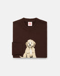 Doodle Intarsia Knit Cotton Sweater