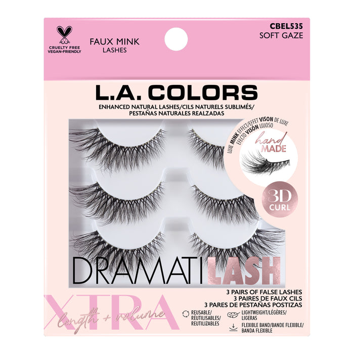 Dramatilash 3pc multi-pack soft gaze shade variant with package front shot