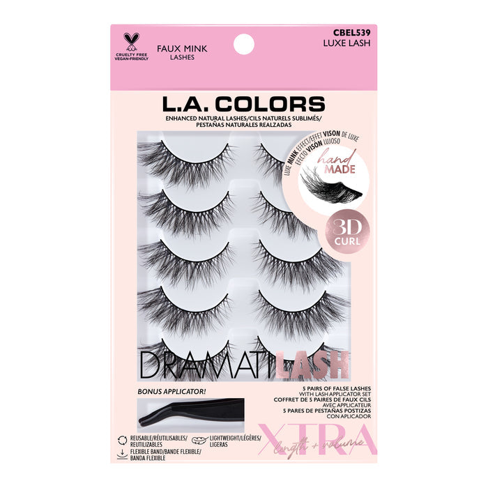 Dramatilash 5pc multi-pack luxe lash shade variant with package front shot