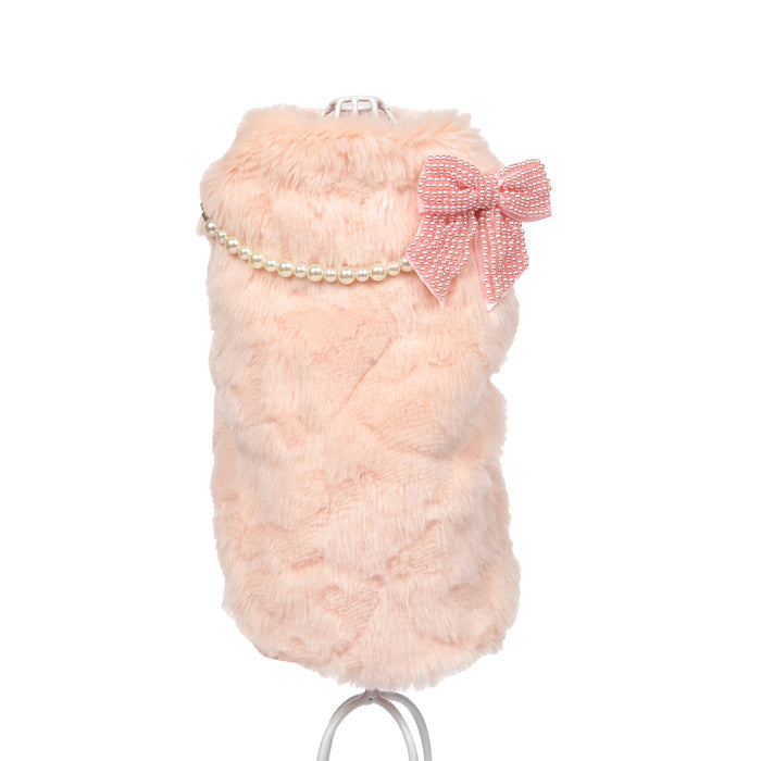 Elegant Fur Puppy Overcoat
