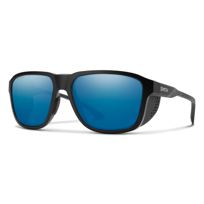 Sunglasses / Matte Black | ChromaPop Glass Polarized Blue Mirror