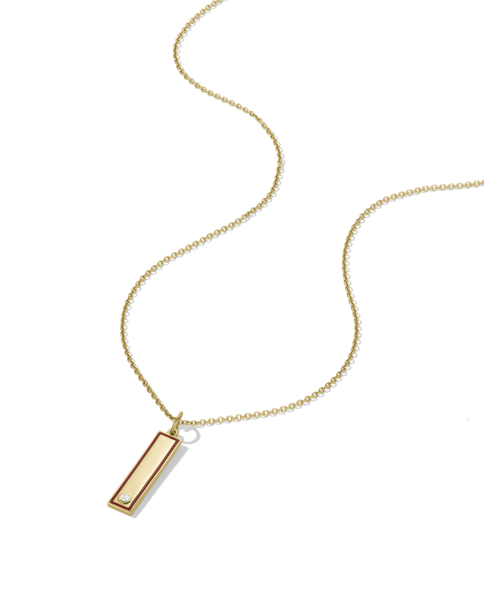 Enamel Bar Necklace