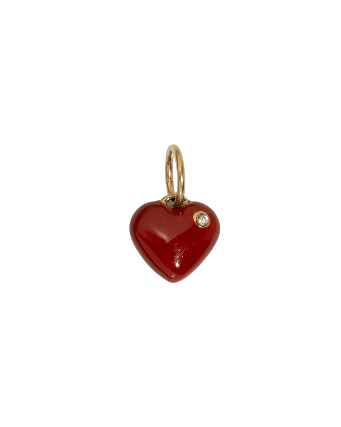 Enamel Heart Charm