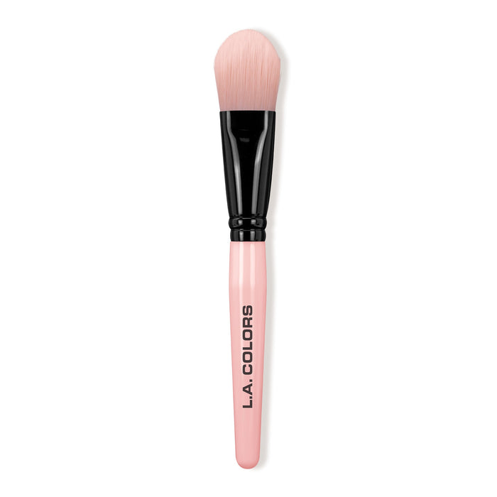Essential pink flat foundation brush product shot