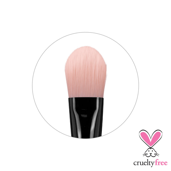 Essential pink flat foundation brush alternate product shot