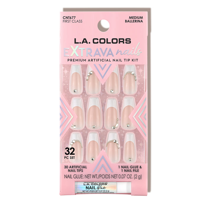 Extrava nails nail tip kit first class shade variant product shot