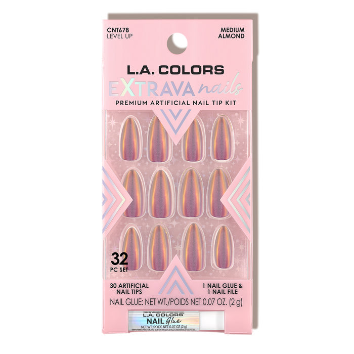 Extrava nails nail tip kit level up shade variant product shot