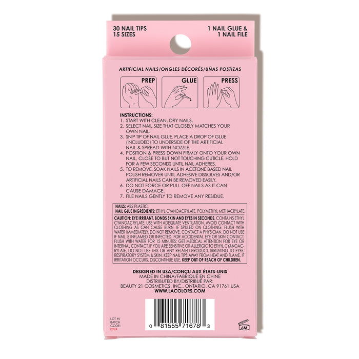 Extrava nails nail tip kit level up shade variant alternate product shot