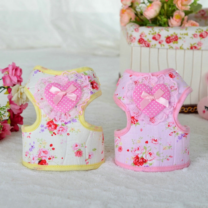 Floral & Lace Elegant Vest Leash