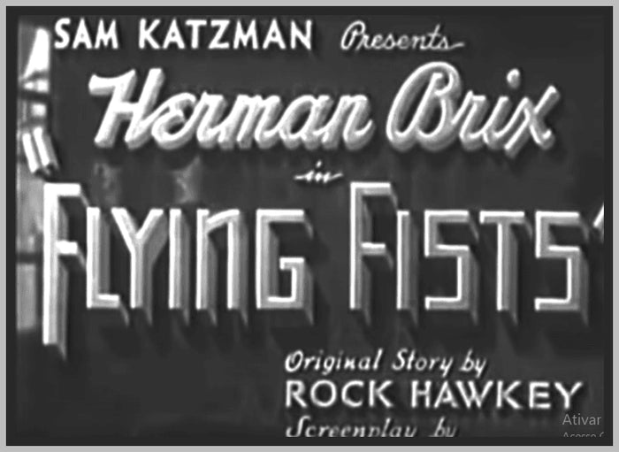 FLYING FISTS - 1937 - BRUCE BENNETT - RARE DVD