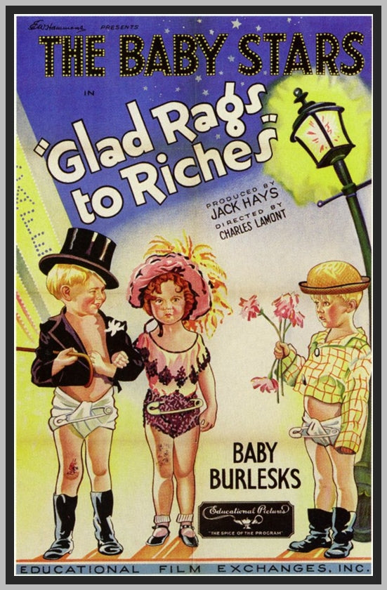 GLAD RAGS TO RICHES - 1933 - EUGENE BUTLER - RARE DVD