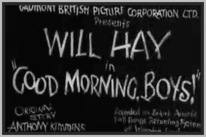 GOOD MORNING BOYS - 1937 - WILL HAY - RARE DVD