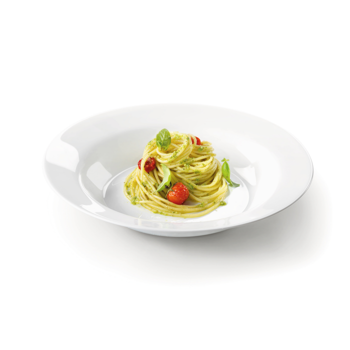 Grangusto 11.6" Opal Glass Pasta Bowl (Set of 12)
