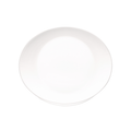 Bormioli Rocco Grangusto 12.5" x 10.25" Opal Glass Oval Dinner Plate (Set of 12)