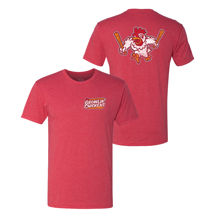 Growlin Chickens Vintage Tee
