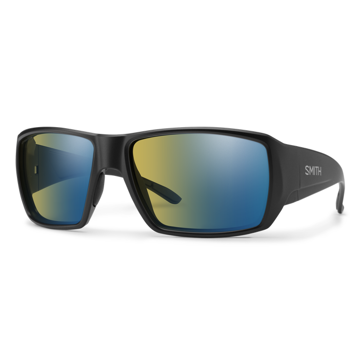 Sunglasses / Matte Black | ChromaPop Glass Polarchromic Yellow Blue Mirror