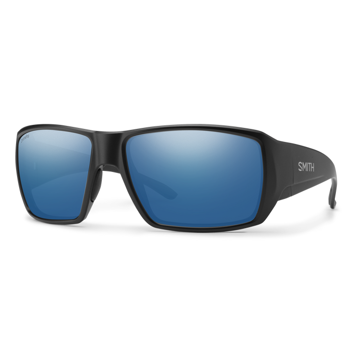 Sunglasses / Matte Black | ChromaPop Glass Polarized Blue Mirror
