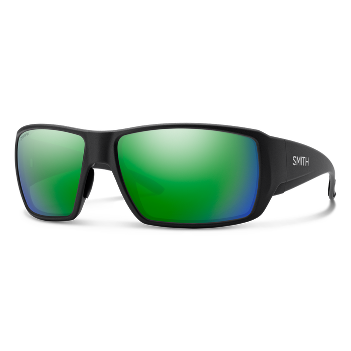 Sunglasses / Matte Black | ChromaPop Glass Polarized Green Mirror