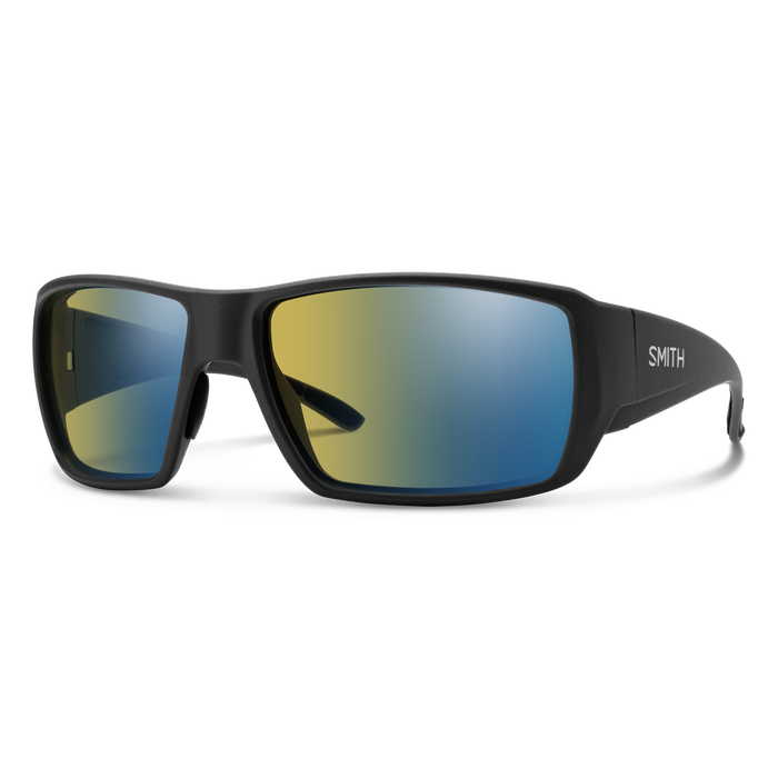 Sunglasses / Matte Black | ChromaPop Glass Polarchromic Yellow Blue Mirror