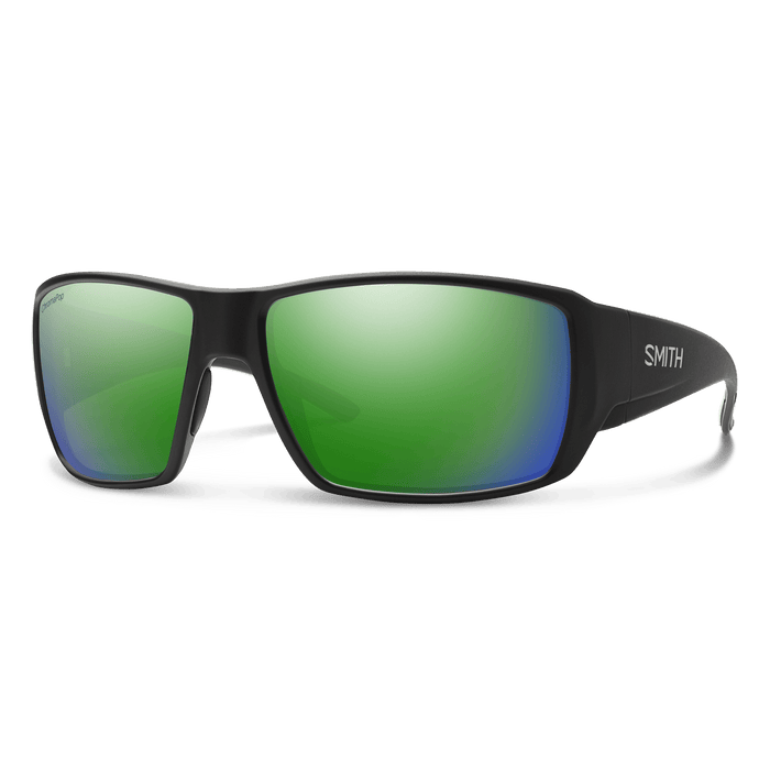 Sunglasses / Matte Black  | ChromaPop Glass Polarized Green Mirror