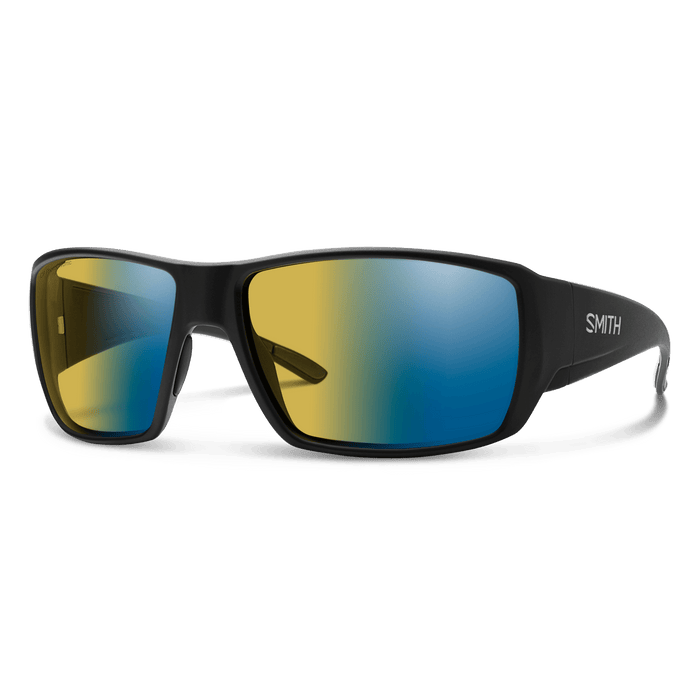 Sunglasses / Matte Black | ChromaPop Glass Polarchromic Yellow Blue Mirror