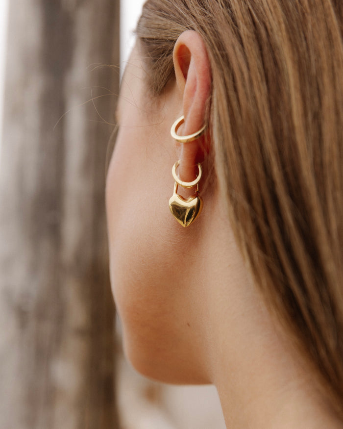 Heart Lock Earrings