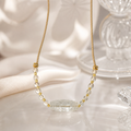 Himalayan Gold-Tone Bead Necklace — Quiet Radiance