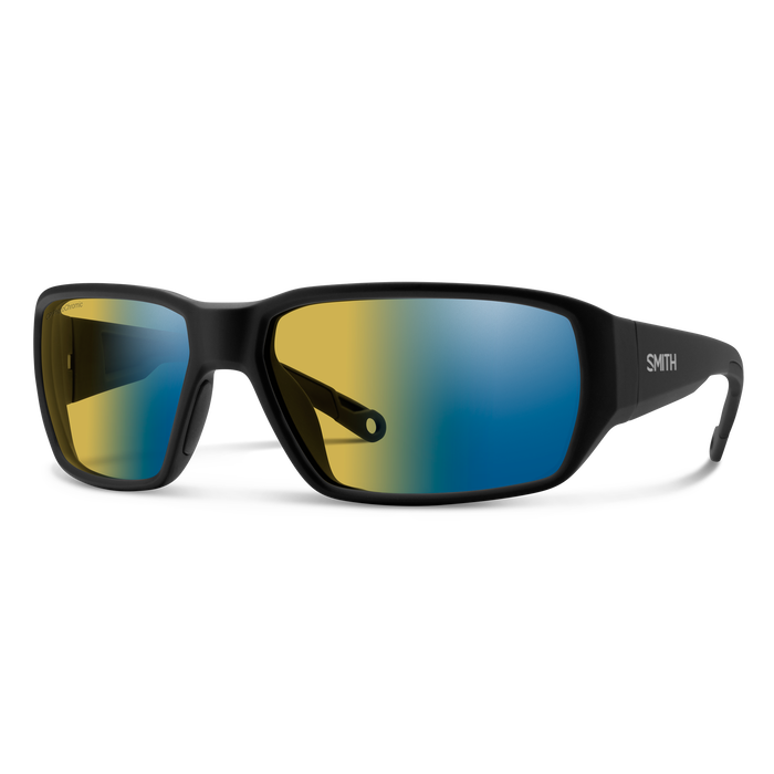 Sunglasses / Matte Black | ChromaPop Glass Polarchromic Yellow Blue Mirror