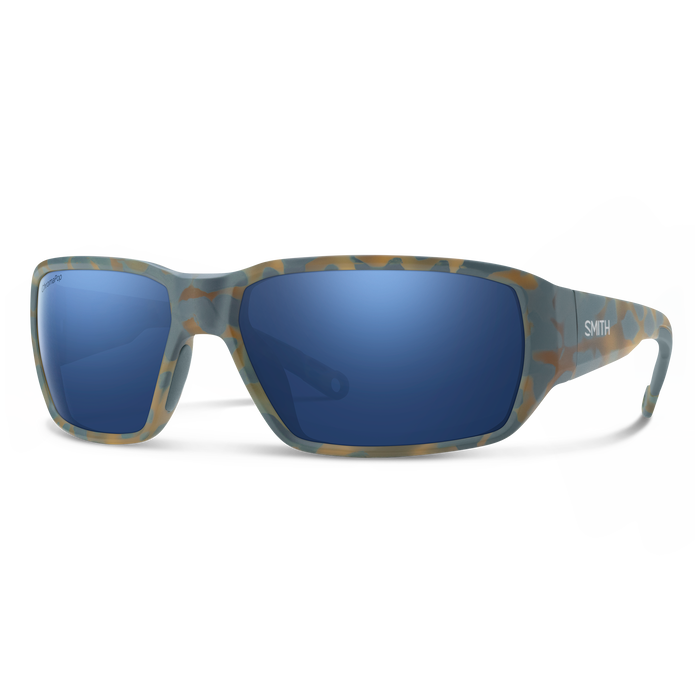 Sunglasses / Matte Flint / Tarmac Tortoise | ChromaPop Glass Polarized Dark Blue Mirror