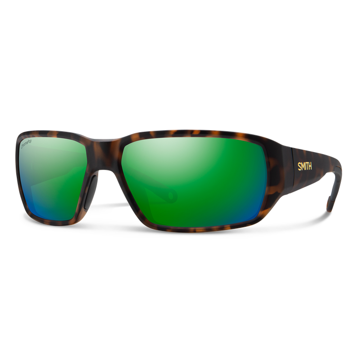 Sunglasses / Matte Tortoise | ChromaPop Glass Polarized Green Mirror