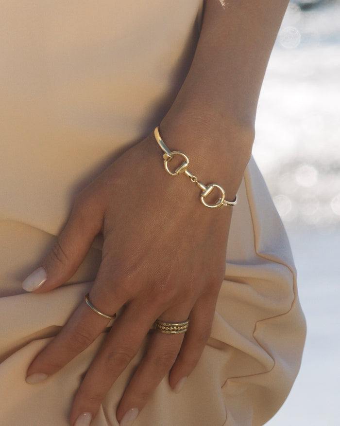Horse Bit Bracelet lifestyle product photo, alternate view