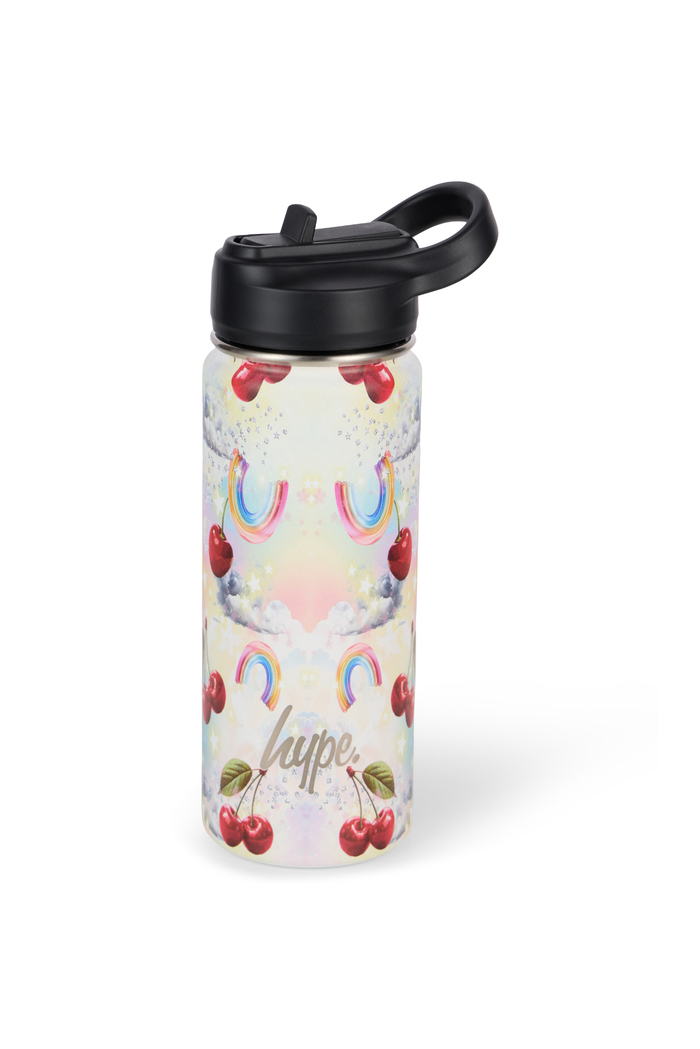 Hype Girls Multi Cherry Clouds Water Bottle