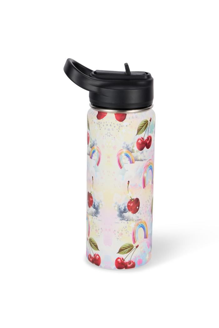 Hype Girls Multi Cherry Clouds Water Bottle
