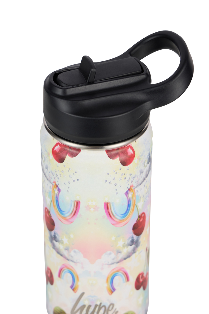 Hype Girls Multi Cherry Clouds Water Bottle