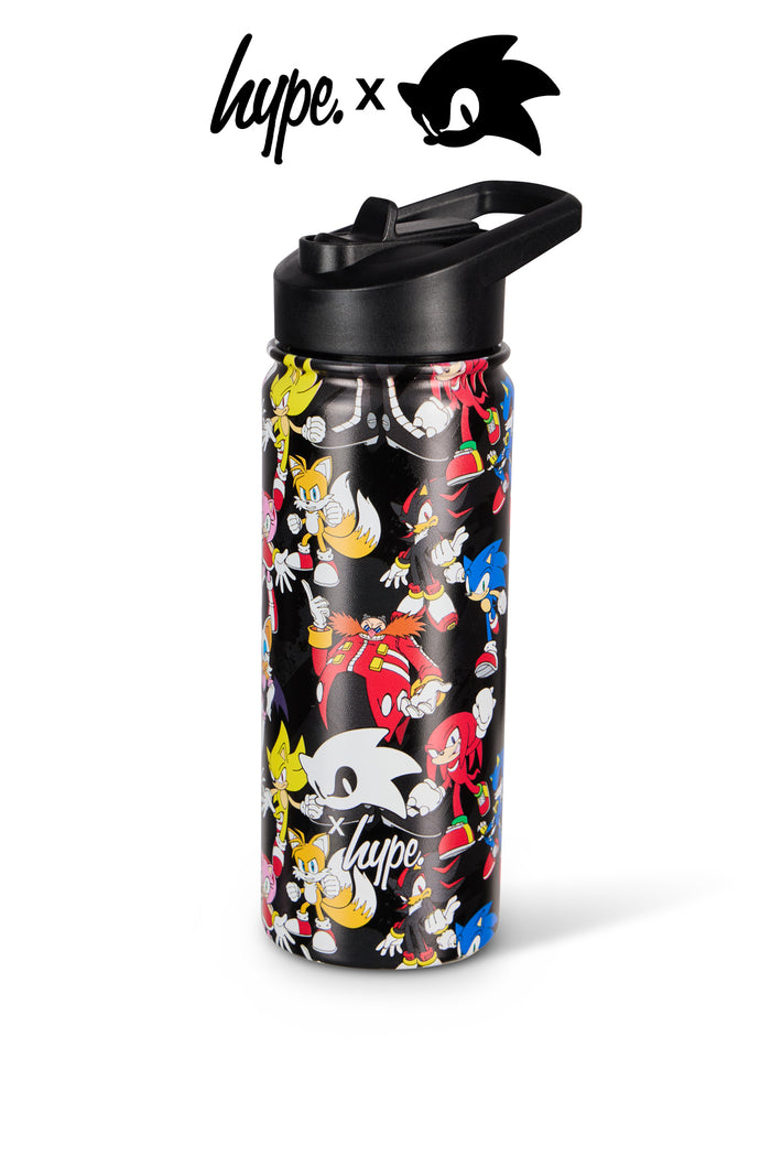 Hype x Sonic The Hedgehog™ Multi Sonic Group Backpack, Lunch Bag, Bottle & Pencil Case Bundle