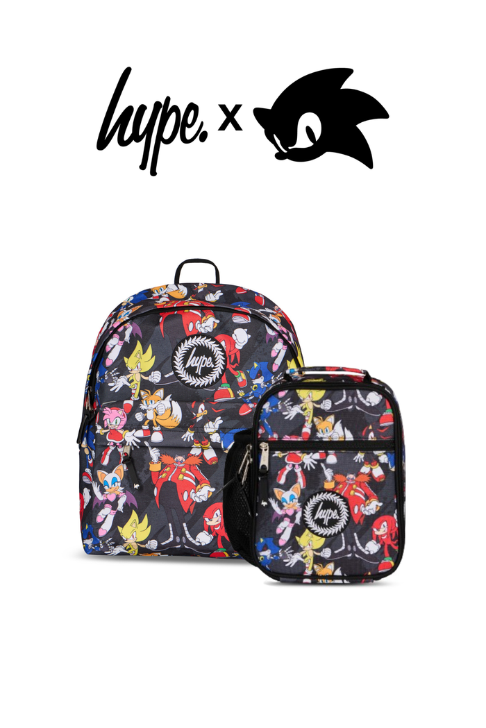 Hype x Sonic The Hedgehog™ Multi Sonic Group Backpack & Lunch Bag Bundle