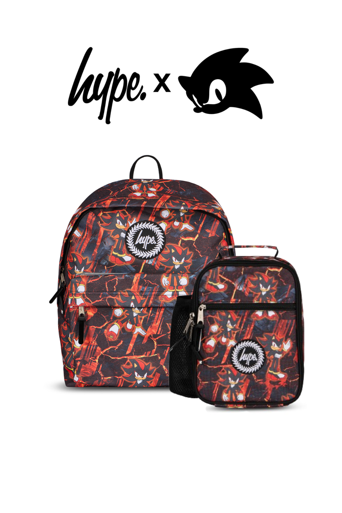 Hype x Sonic The Hedgehog™ Orange Shadow Backpack & Lunch Bag Bundle