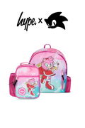 Hype x Sonic The Hedgehog™ Pink Have No Fear Backpack & Lunch Bag Bundle