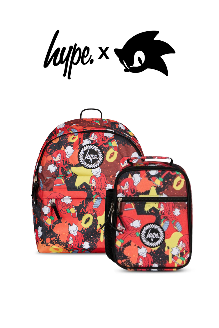 Hype x Sonic The Hedgehog™ Red Knuckles Backpack & Lunch Bag Bundle