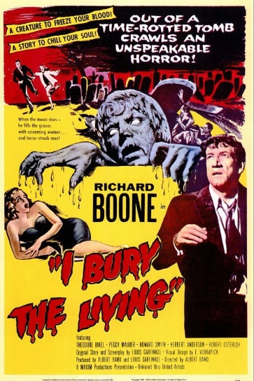 I BURY THE LIVING - 1958 - COLORIZED