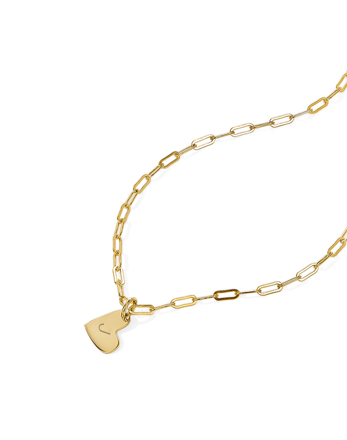 Initial Heart Necklace