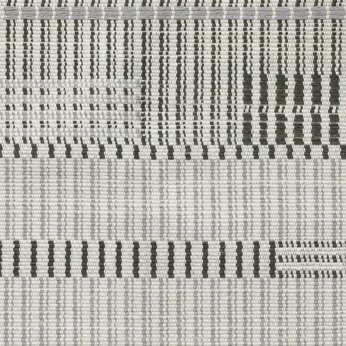 striped throw pillow, sage