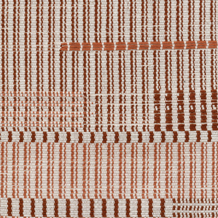 striped throw pillow, brown