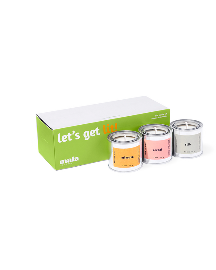 Let's Get Lit | Mini Candle Gift Set