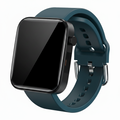 Smartwatch with a dark blue band on a white background
