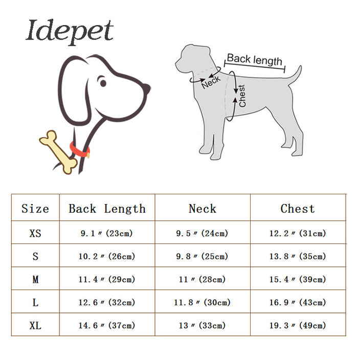 Love Bear Warm Pet Hooded Pajamas