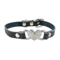 Love Heart Crystal Bling Pets Collars