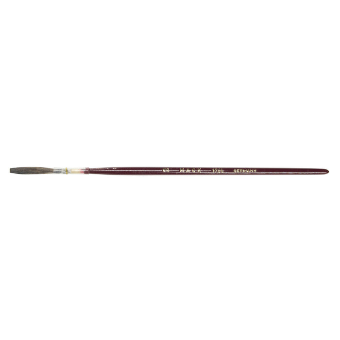 Mack Brush Brown Kazan Quill Red Handle 179L Series - Multiple Sizes