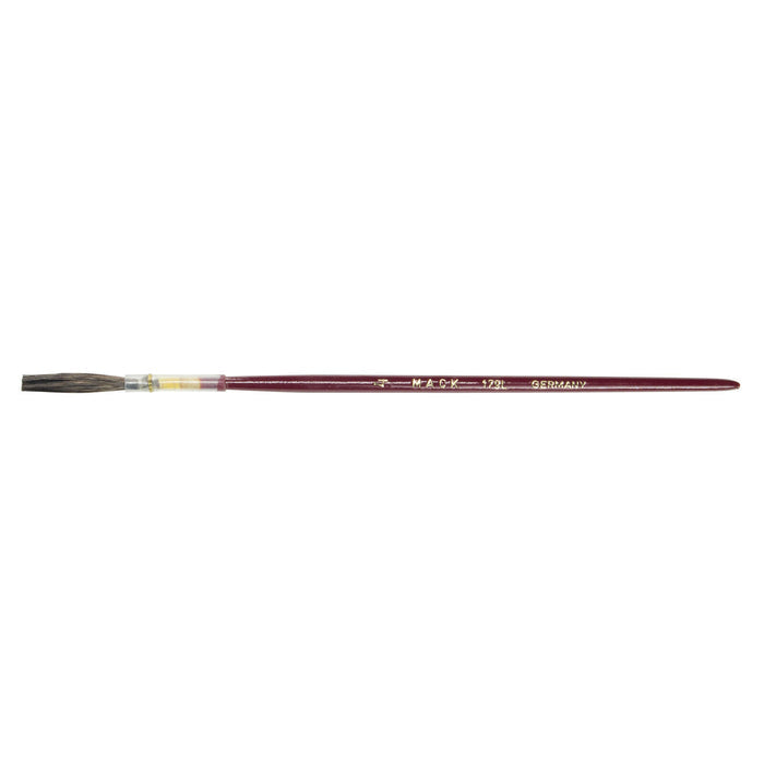 Mack Brush Brown Kazan Quill Red Handle 179L Series - Multiple Sizes