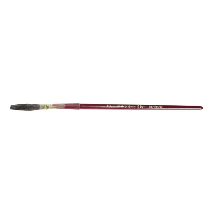 Mack Brush Brown Kazan Quill Red Handle 179L Series - Multiple Sizes